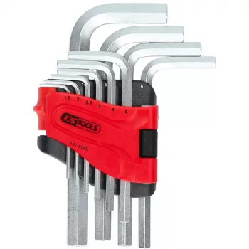 Inbussleutelset KS Tools 151.5080 10-delig