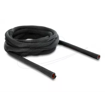 Kabelbeschermingsslang zelfsluitend dubbellaags DELOCK 5 m × 16 mm, zwart