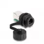 DeLOCK kabelconnector RJ12-bus naar RJ12-bus IP68 waterdicht zwart