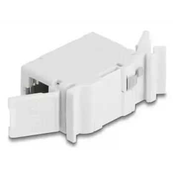DeLOCK 90768 Keystone-module plat grijs RJ-45
