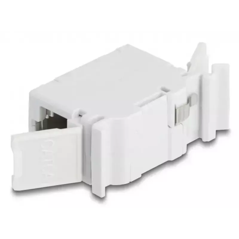 DeLOCK 90768 Keystone-module plat grijs RJ-45
