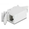 DeLOCK 90768 Keystone-module plat grijs RJ-45