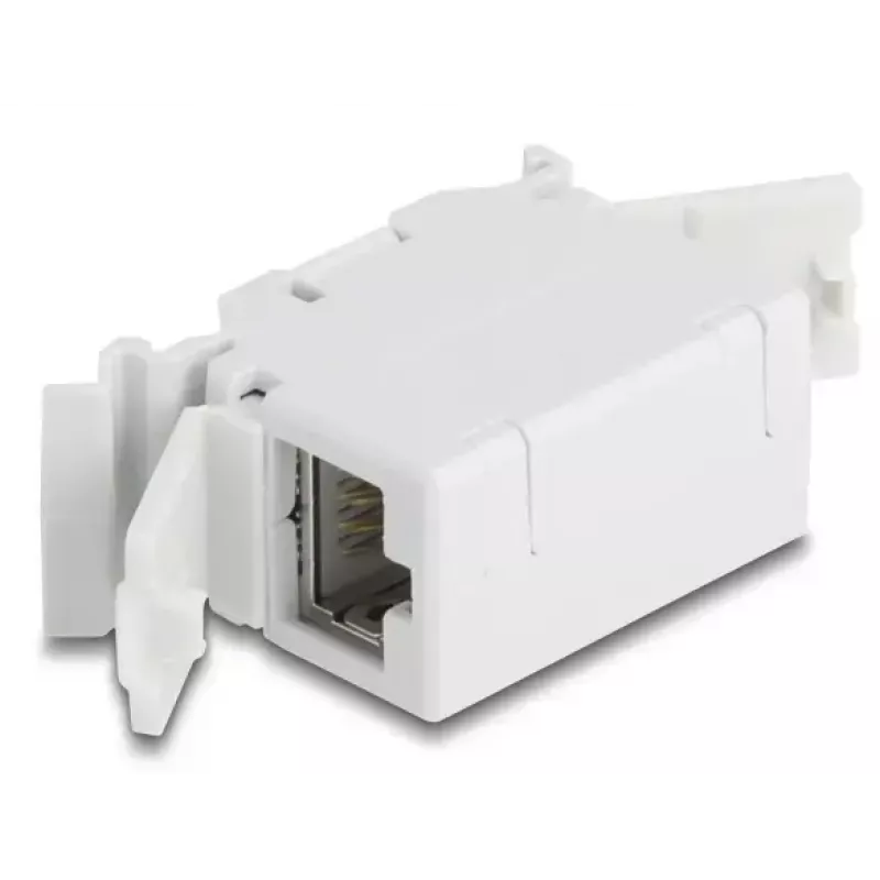 DeLOCK 90768 Keystone-module plat grijs RJ-45