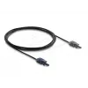 Glasvezelkabel DELOCK 91022 Multimode POF 3 m, zwart/grijs