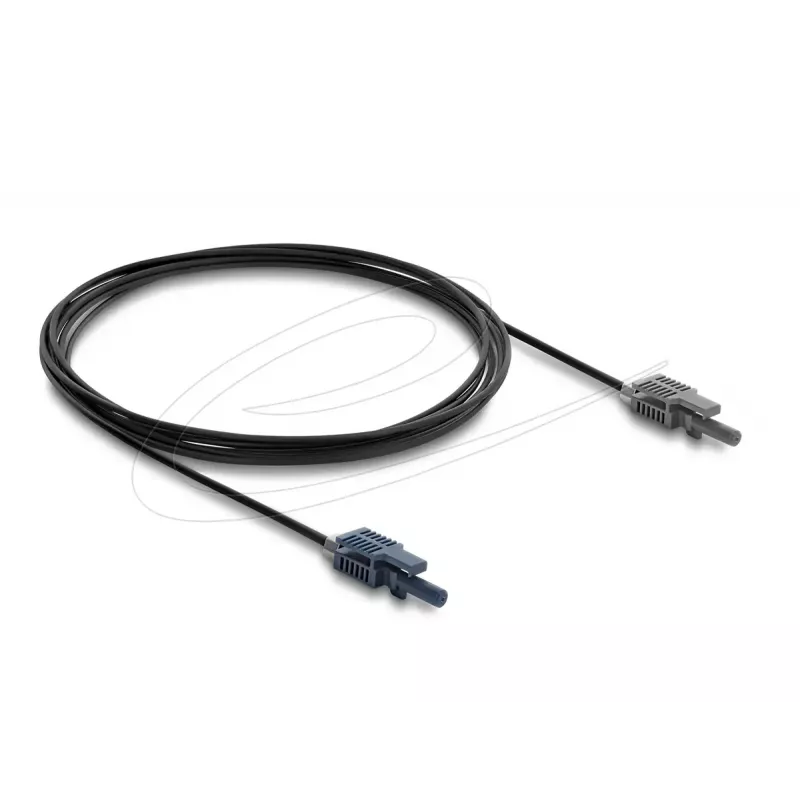 Glasvezelkabel DELOCK 91022 Multimode POF 3 m, zwart/grijs