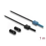 Glasvezeladapter DELOCK 91023 multimode, kunststof-POF-kabel 1,0 m, zwart/blauw