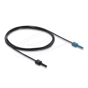 Glasvezel-adapterkabel DELOCK 91024 multimode 2 m, zwart/blauw, 1 stuks