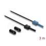 Glasvezel-adapterkabel DELOCK 91026, multimode-POF, 3 m, zwart/blauw, 1 stuks