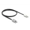 Glasvezel-adapterkabel DELOCK 91027 multimode 100 cm zwart/grijs, 1 stuks