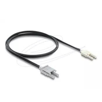 Glasvezel-adapterkabel DELOCK 91027 multimode 100 cm zwart/grijs, 1 stuks