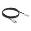 Glasvezel-adapterkabel DELOCK 91028 multimode, 2 m, zwart/grijs
