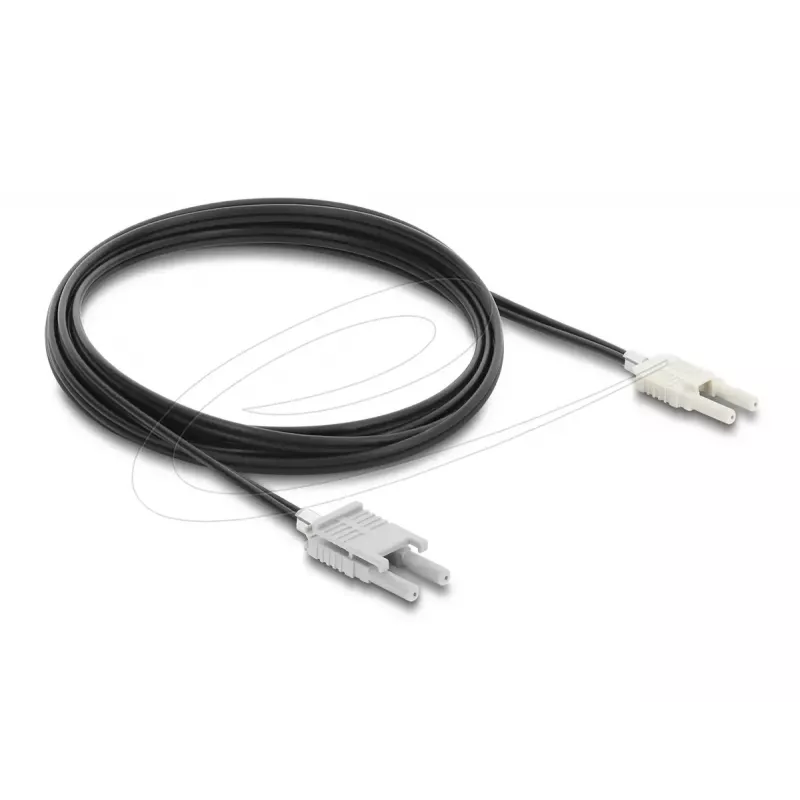 Glasvezel-adapterkabel DELOCK 91028 multimode, 2 m, zwart/grijs