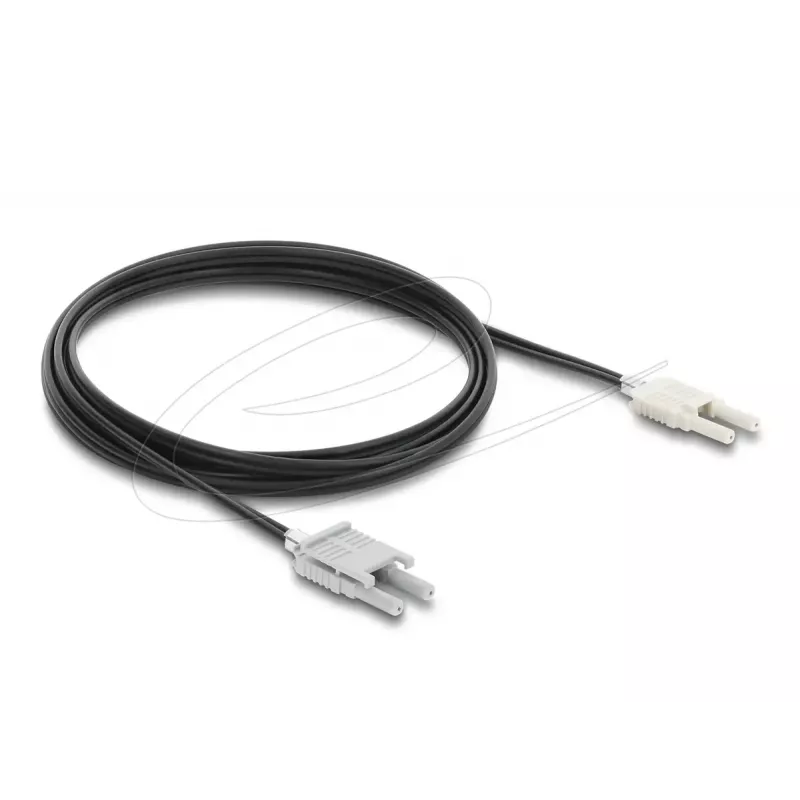 Glasvezel-adapterkabel DELOCK 91030, multimode-POF, 3 m, zwart/grijs