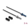Glasvezel-adapterkabel DELOCK 91035 multimode 3 m, zwart/grijs/blauw, 1 stuks