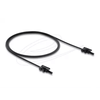 Glasvezeladapter DELOCK 91036 multimode, zwart, 100 cm kabel, 1 stuks