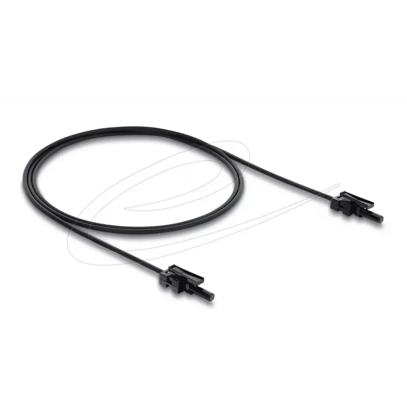 Glasvezeladapter DELOCK 91036 multimode, zwart, 100 cm kabel, 1 stuks