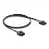 Glasvezel-patchkabel DELOCK 91045 POF kunststof ST naar ST 1 m zwart