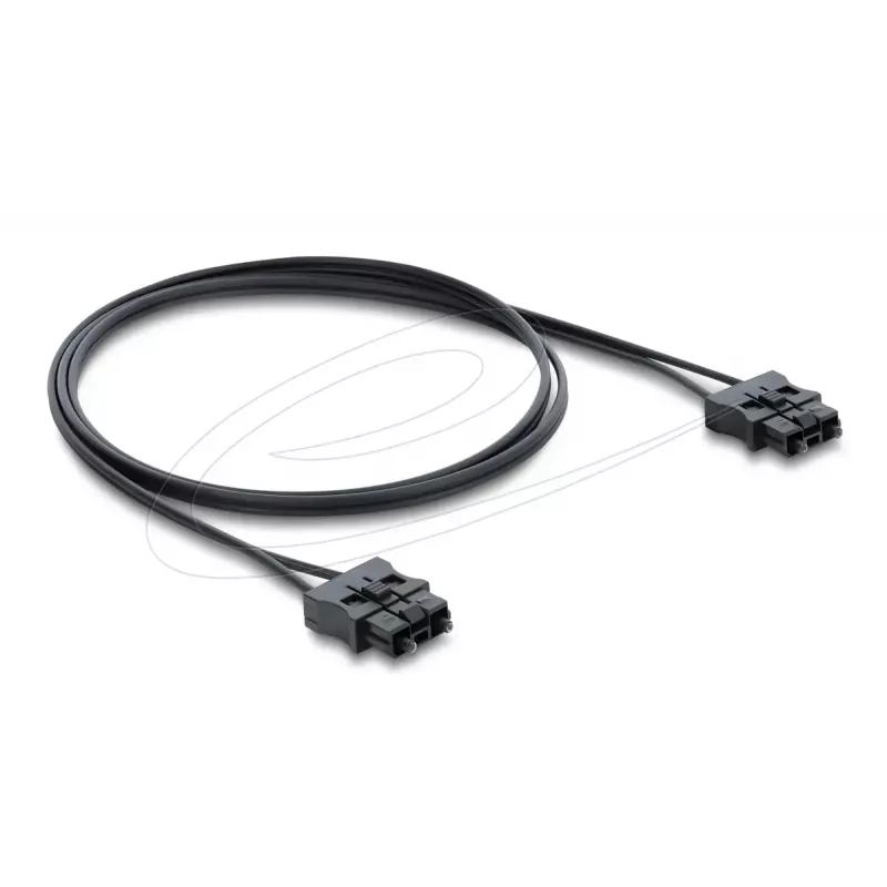 Glasvezel-patchkabel DELOCK 91045 POF kunststof ST naar ST 1 m zwart