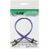 InLine Premium RCA-audiokabel 2x RCA-stekker/stekker verguld 2 m