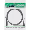 InLine FireWire 400 naar 800 1394b-kabel (4/9-pins stekker, 1,8 m), zwart