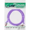 InLine patchkabel S/FTP PiMF Cat.6 250MHz PVC koper lila 1 m