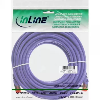 InLine patchkabel S/FTP PiMF Cat.6 250MHz PVC koper lila 7,5 m