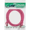 InLine patchkabel S/FTP PiMF Cat.6 250MHz PVC koper pink 0,25 m
