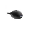 InLine USB 3.2 Gen.1-kabel USB Type-A M / A F + stroom, met standaard, zwart, 2 m