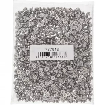 InLine Schroef voor 3.5 inch HDD/SSD, 3mm, platte kop, zilver 1000 stuks verpakking