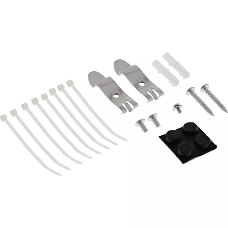 InLine desktop consolidatiepuntdoos 8x Keystone RJ45, metaal, zwart RAL9005