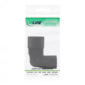 InLine netadapter IEC 60320 C14/C13, links/rechts afgewinkeld, 3-polig IEC-apparaat