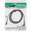InLine USB-C naar BenQ/ASUS notebook (rond/klein) oplaadkabel, 2m