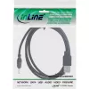 InLine USB DC-voedingsadapterkabel, USB A mannelijk naar DC 3,5x1,35mm 3m