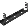 InLine kabelgeleidingsrail, voor montage onder het bureau, met schroefklemmen, zwart