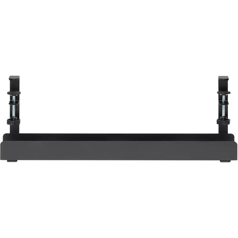 InLine kabelgeleidingsrail, voor montage onder het bureau, met schroefklemmen, zwart