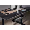 InLine kabelgeleidingsrail, voor montage onder het bureau, met schroefklemmen, zwart