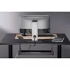 InLine kabelgeleidingsrail, voor montage onder het bureau, met schroefklemmen, zwart
