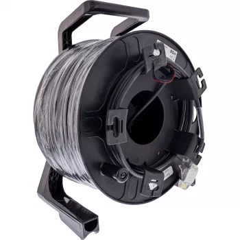 InLine netwerkkabelhaspel IP67 Outdoor PUR Harting, Cat.6A S/FTP, 90m