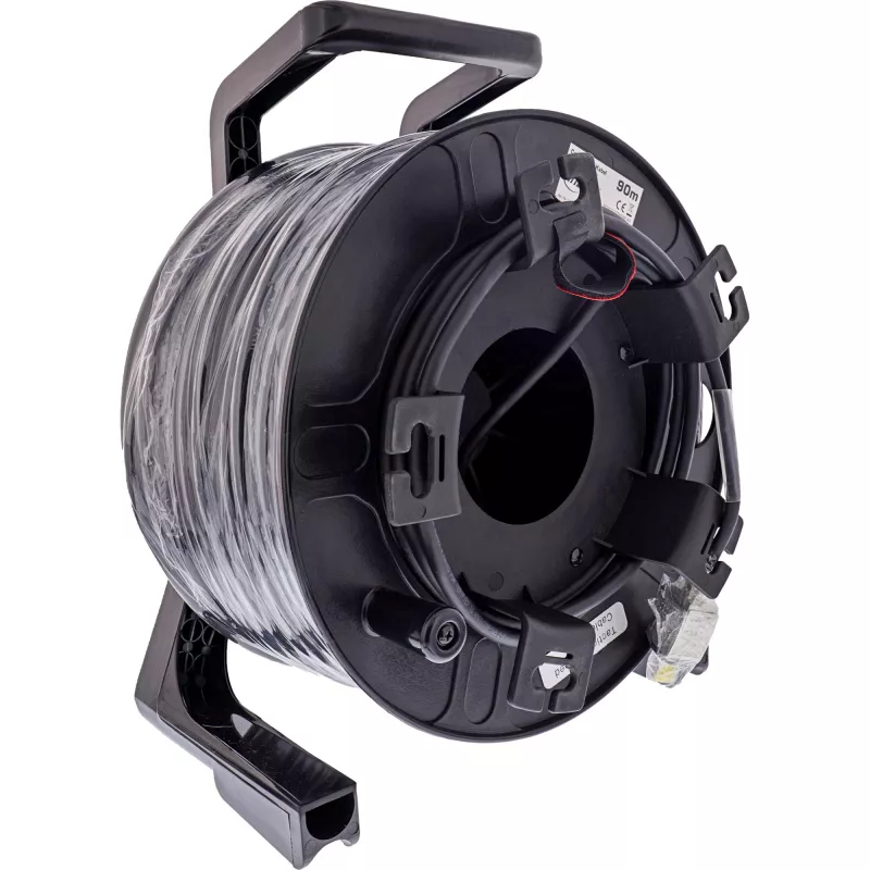 InLine netwerkkabelhaspel IP67 Outdoor PUR Harting, Cat.6A S/FTP, 90m