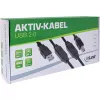InLine USB 2.0 actieve kabel, USB-A stekker naar USB-B stekker, 15 m, 15 m, USB A, USB B, USB 2.0, 0,48 Gbit/s, zwart