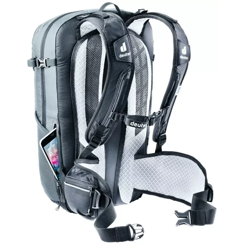 Fietsrugzak Deuter Flyt 12 SL grijs polyamide polyester