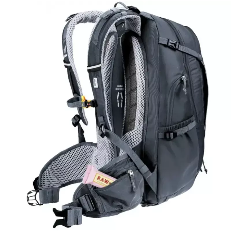 Rugzak DEUTER Trans Alpine 24 — fietsrugzak, 24 L, zwart