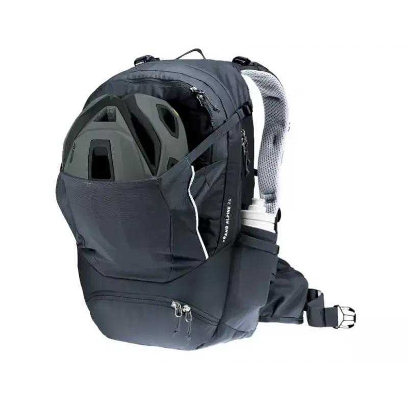 Rugzak DEUTER Trans Alpine 24 — fietsrugzak, 24 L, zwart