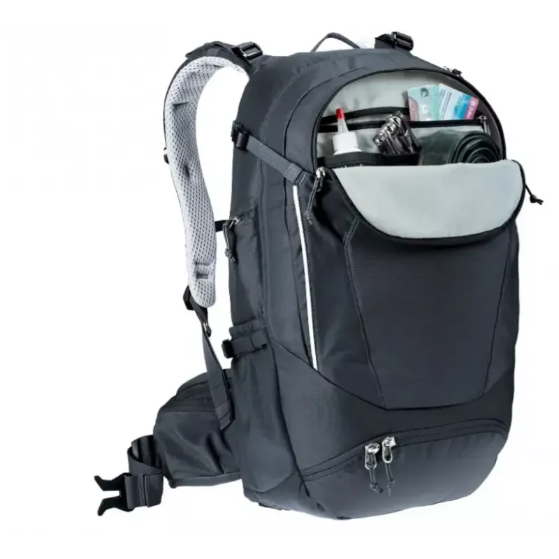 Rugzak DEUTER Trans Alpine 24 — fietsrugzak, 24 L, zwart