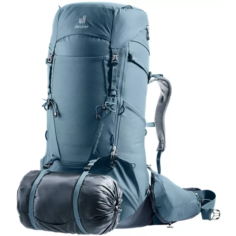 Rugzak DEUTER Aircontact Core 60+10, binnenframe, 60 L (+10 L), 2,31 kg, blauw