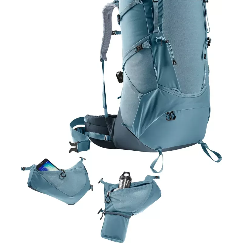 Rugzak DEUTER Aircontact Core 60+10, binnenframe, 60 L (+10 L), 2,31 kg, blauw