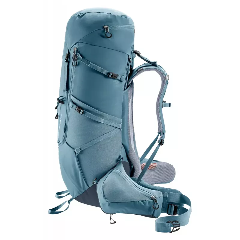 Rugzak DEUTER Aircontact Core 60+10, binnenframe, 60 L (+10 L), 2,31 kg, blauw