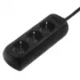 Hama 00108841 overspanningsbeveiliging zwart 3 AC-stopcontact(en) 230 V 3 m