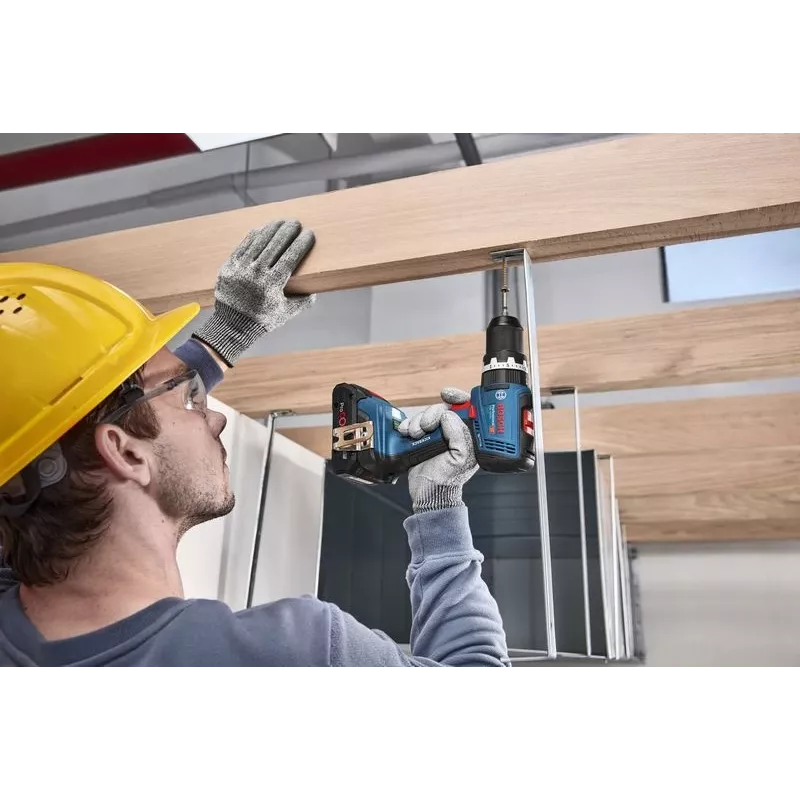 Bosch GSB 18V-65 Professional 27000 t/min Blauw