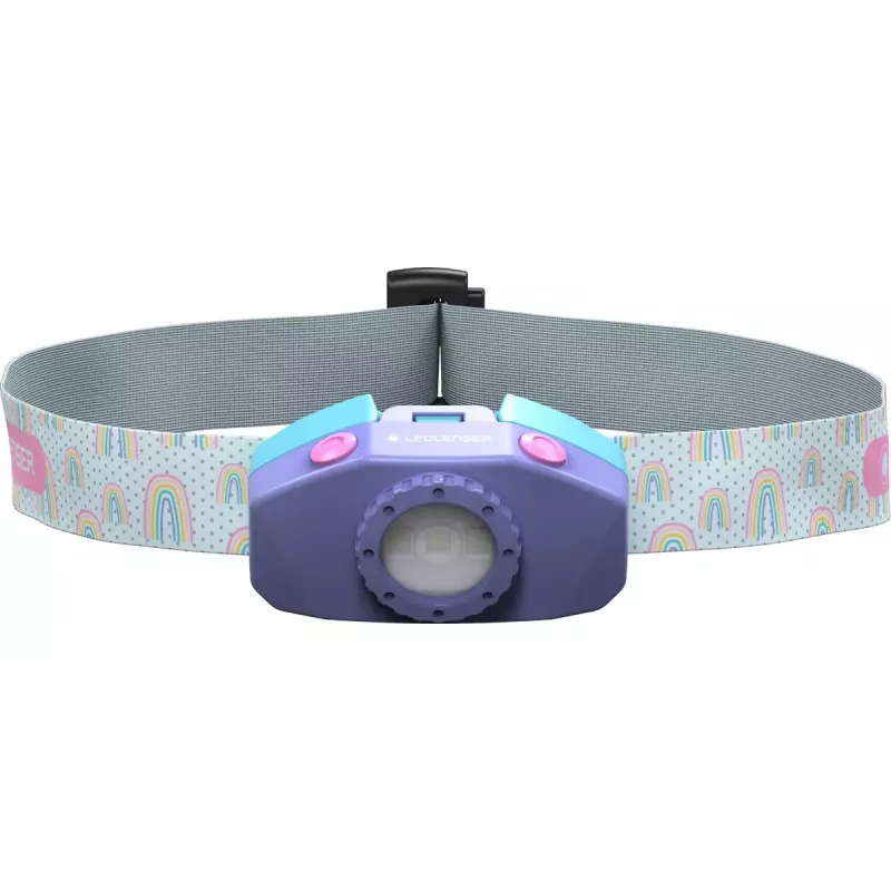 Hoofdlamp Ledlenser KIDLED2 violet wit LED 5 lm